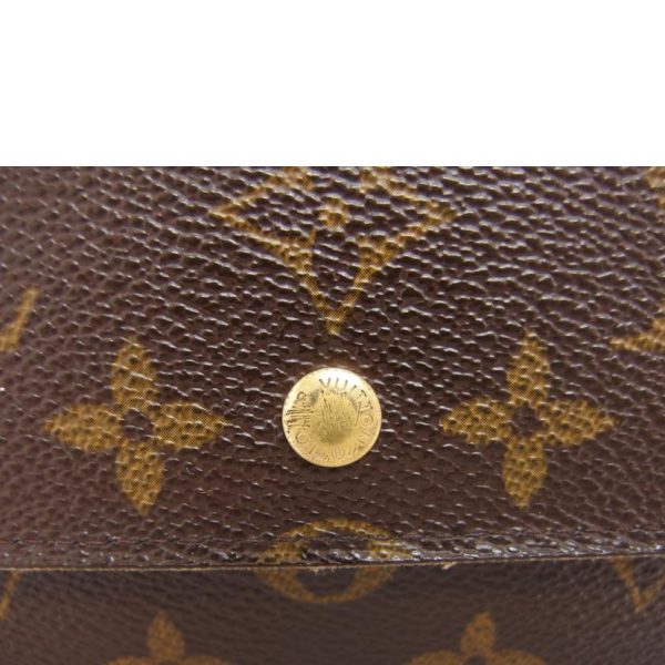 99592 6 Louis Vuitton Porto Tresor International Monogram Wallet Brown