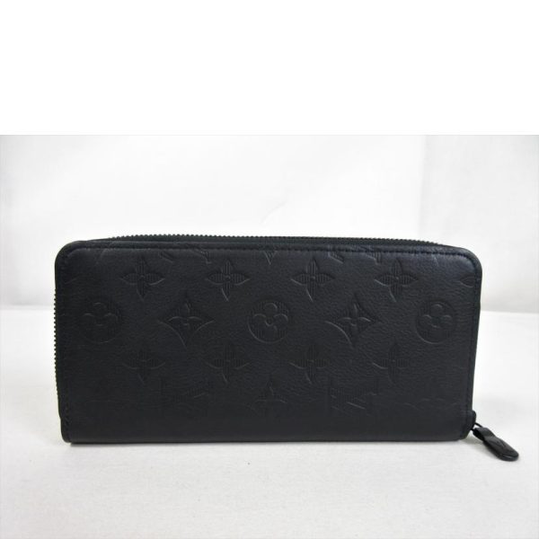 99604 2 Louis Vuitton Zippy Wallet Vertical Wallet MG Shadow Noir