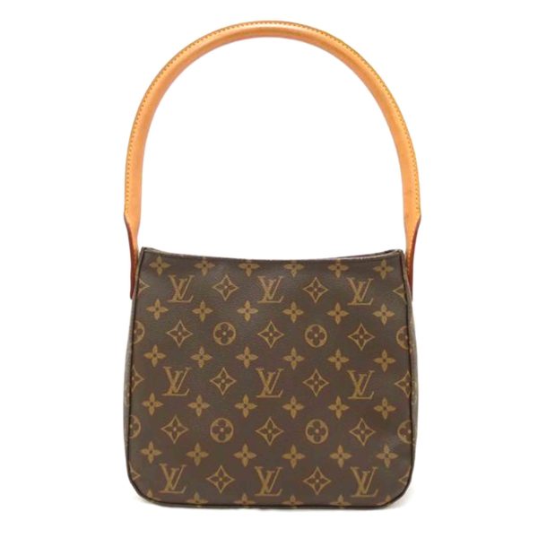 99733 1 Louis Vuitton Looping MM Monogram Bag Brown