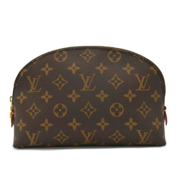 99761 1 Louis Vuitton Pochette Cosmetic GM Monogram Pouch Brown