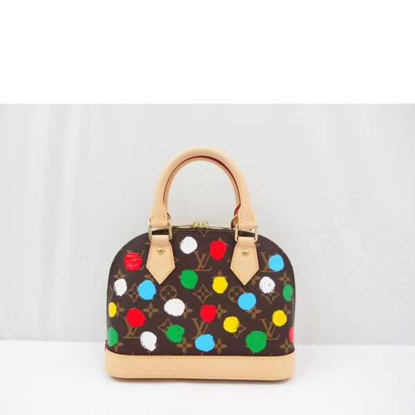 99892 2 Louis Vuitton Alma BB Canvas Hand Bag Kusama