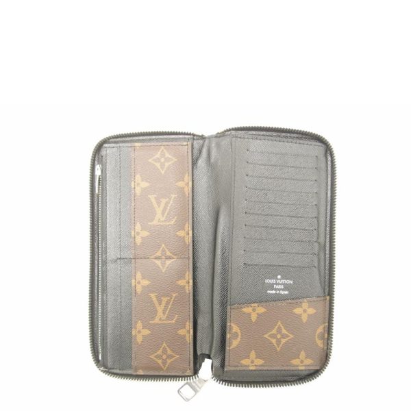 99894 5 Louis Vuitton Zippy Wallet Vertical Macassar Wallet