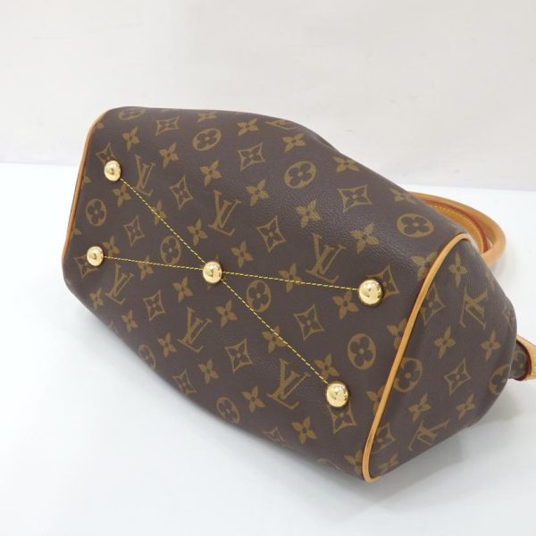 99921 3 Louis Vuitton Tivoli PM Monogram Bag Brown