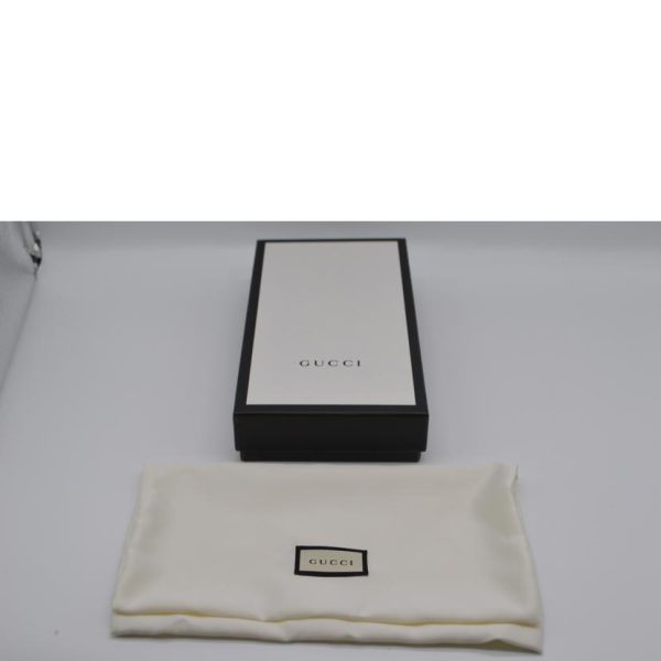 99938 6 Gucci GG Supreme Interlocking Charm Long Wallet