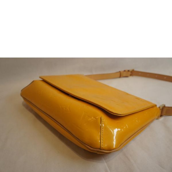 99967 3 Louis Vuitton Thompson Street Bag Vernis Leather Yellow