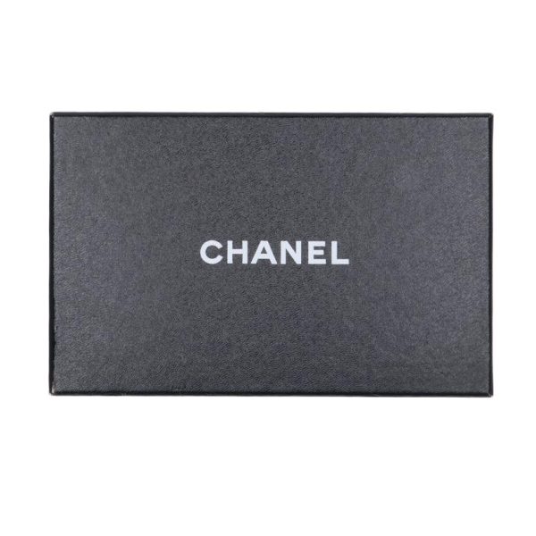 99998 9 Chanel Cocomark Bi fold Wallet Black