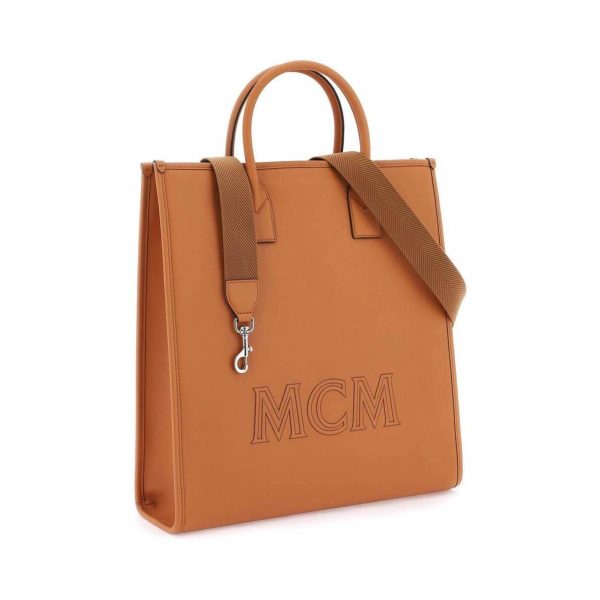 9fe386a2cb39ce2 ik 3 MCM Brown Marrone klassic tote bag