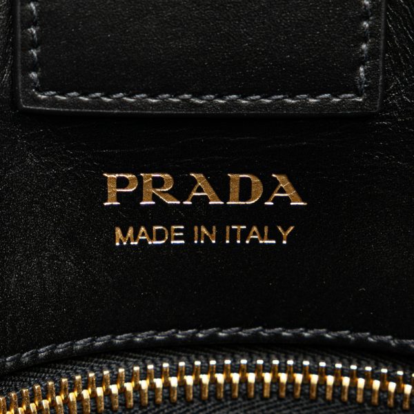 9k494fsjj9bwnedq 6 Prada Logo Shoulder Bag 2WAY Black Multicolor Leather