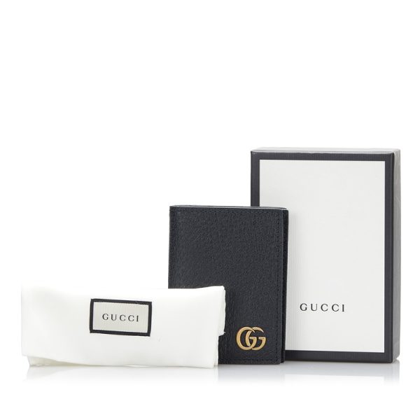 9li4pzlq7x3rjm6h 10 Gucci GG Marmont Double GG Card Case Business Card Holder Black