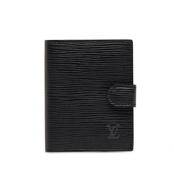 9lioi9j62ocfbwwy 1 Louis Vuitton Epi Agenda Mini Notebook Cover R20072 Noir Black Leather