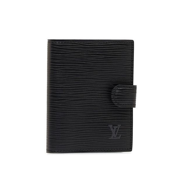 9lioi9j62ocfbwwy 2 Louis Vuitton Epi Agenda Mini Notebook Cover R20072 Noir Black Leather