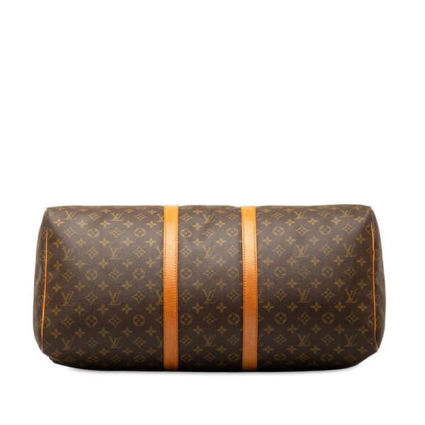 9qgx3sjiug1cfdqk 4 Louis Vuitton Monogram Keepall 55 M41424 Brown