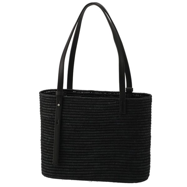 a223099x2100431185 2 LOEWE Small Square Basket Bag Black