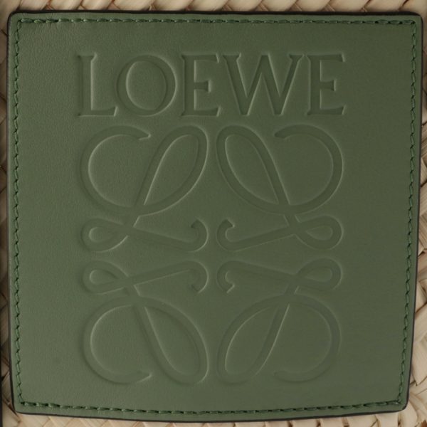 a223s93x0400591714 4 LOEWE Small Basket Tote Bag Green