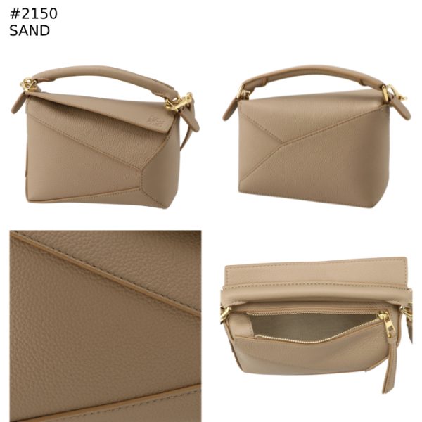 a510p88x160053 9 LOEWE Puzzle Mini Shoulder Bag PUZZLE Soft Grain Calf Crossbody Bag