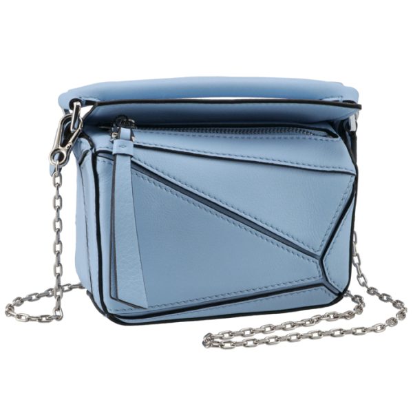 a510u98x0100245140 LOEWE Puzzle Nano Shoulder Bag Blue