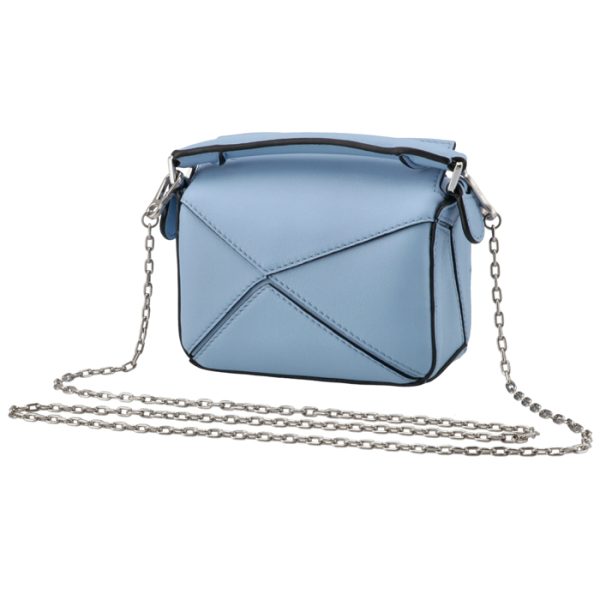 a510u98x0100245140 2 LOEWE Puzzle Nano Shoulder Bag Blue