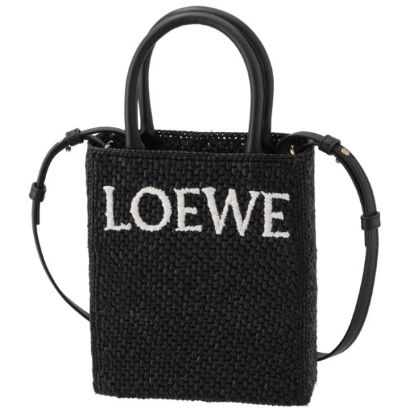 a563s30x090049 1 LOEWE Mini Raffia Basket Tote Bag