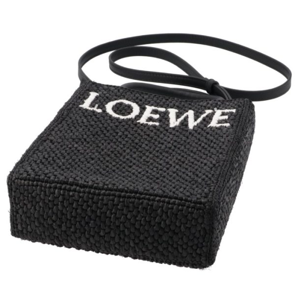 a563s30x090049 3 LOEWE Mini Raffia Basket Tote Bag