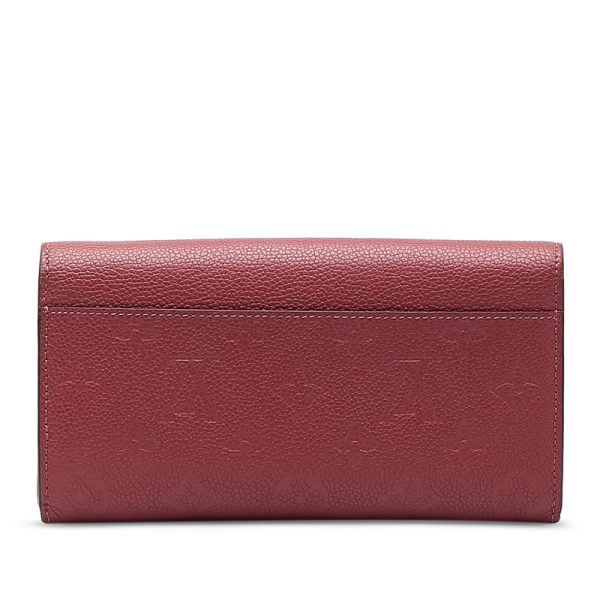 a60kt6487vtyc0p5 3 Louis Vuitton Empreinte Portefeuille Sarah Long Wallet M62213 Pink