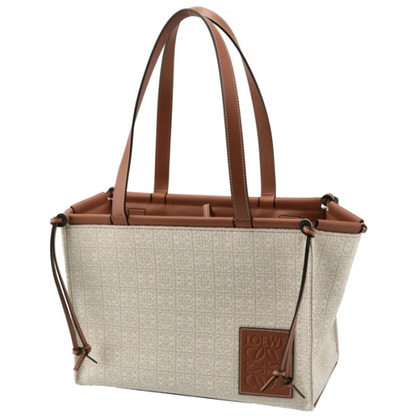 a612a93x2500632426 6 LOEWE Cushion Tote Anagram Small Beige