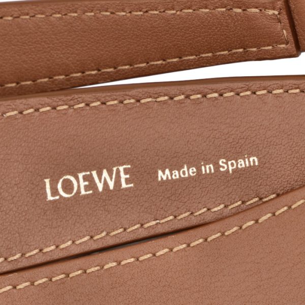 a923pl9x0100632713 4 LOEWE Anagram Luna Hobo Shoulder Bag Brown