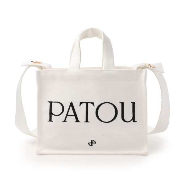 ac0440076 001w02 Patou Small Tote Bag White