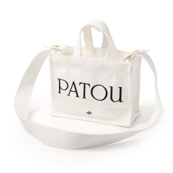 ac0440076 001w04 Patou Small Tote Bag White