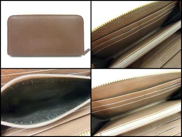 ar00782 Gucci Round Zipper Long Wallet