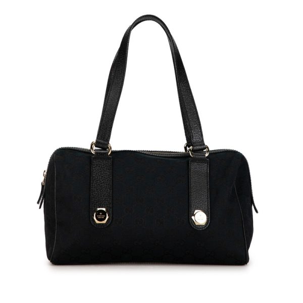 ay3ulsqebs09b0ed 1 Gucci GG canvas handbag 152457 black canvas