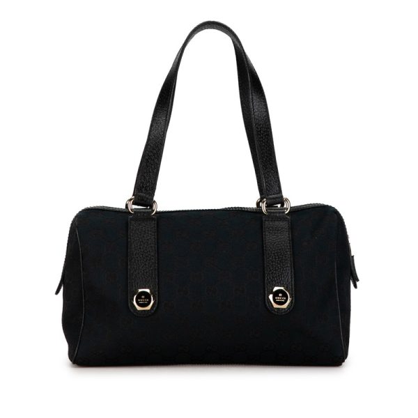 ay3ulsqebs09b0ed 3 Gucci GG canvas handbag 152457 black canvas