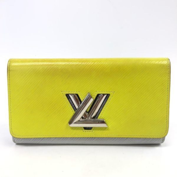 b0462b1 1 LOUIS VUITTON Portefeuille Twist Epi Long Wallet Yellow