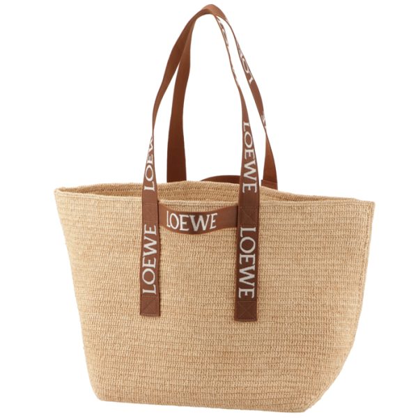 b507x23x040049 1 LOEWE Double Handle Raffia Shopping Tote