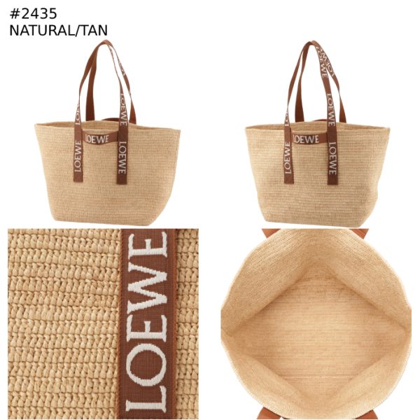 b507x23x040049 9 LOEWE Double Handle Raffia Shopping Tote