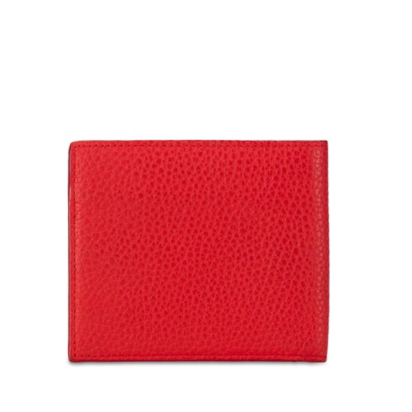 b71n9ypxfqj941f9 3 Bottega Veneta Bifold Wallet Compact Wallet Billfold Red Leather