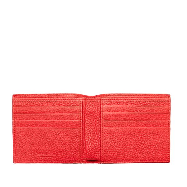 b71n9ypxfqj941f9 5 Bottega Veneta Bifold Wallet Compact Wallet Billfold Red Leather