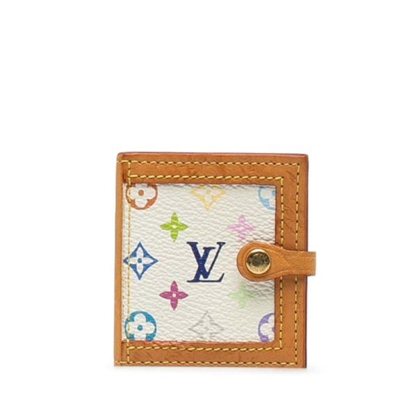 b9lskzzgbdcfyagd 1 Louis Vuitton Monogram Multicolor Porte Photo Case M58003 White