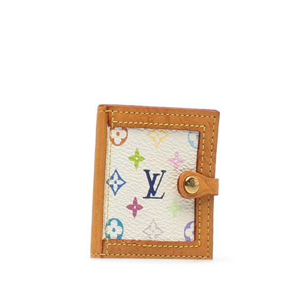 b9lskzzgbdcfyagd 2 Louis Vuitton Monogram Multicolor Porte Photo Case M58003 White