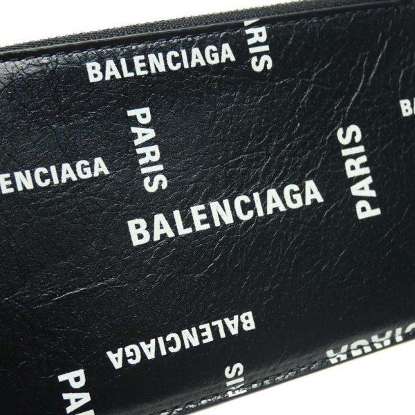 ba23fw114 4 BALENCIAGA wallet card case with coin purse 640535 2AAOC Black