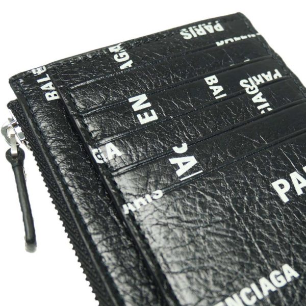 ba23fw114 5 BALENCIAGA wallet card case with coin purse 640535 2AAOC Black