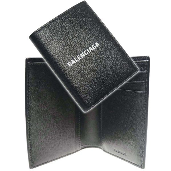 ba23fw120 1 BALENCIAGA Bifold Wallet CASH VERTICAL Black