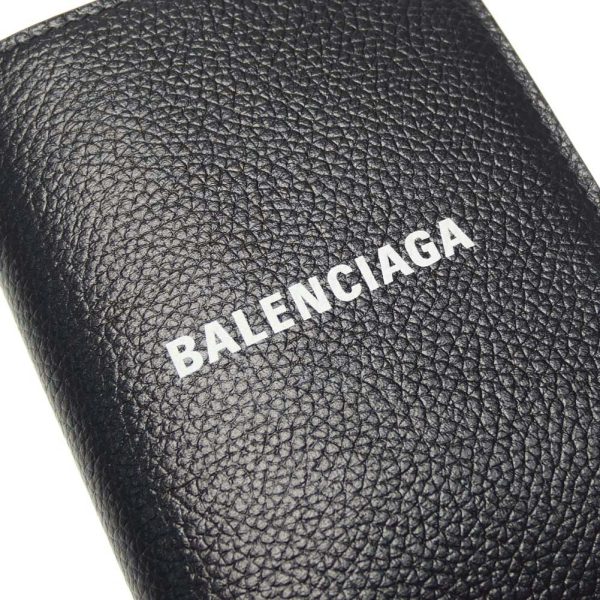 ba23fw120 5 BALENCIAGA Bifold Wallet CASH VERTICAL Black