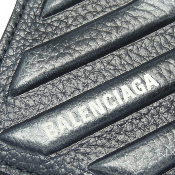 ba23ss323 3 BALENCIAGA Card Case Coin Case Black