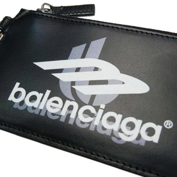 ba24ss325 4 BALENCIAGA Card Case Coin Case Black