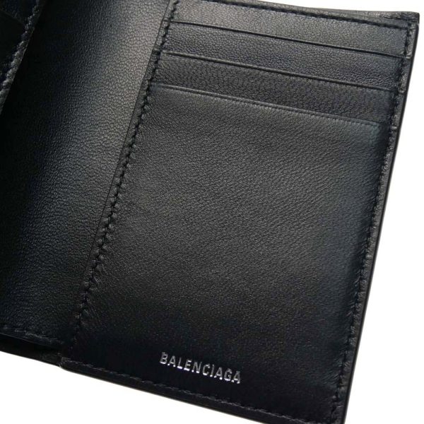 ba24ss328 6 BALENCIAGA bifold wallet Black