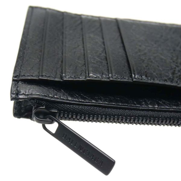 ba24ss329 5 BALENCIAGA wallet card case with coin purse Black