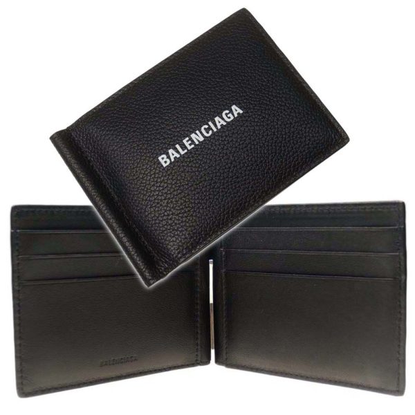 ba24ss330 1 BALENCIAGA Money Clip 625819 1IZI3 Black