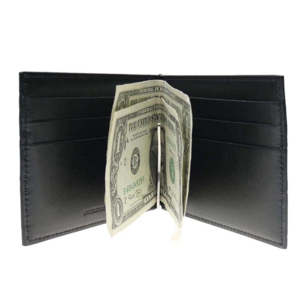 ba24ss331 2 BALENCIAGA Money Clip Black