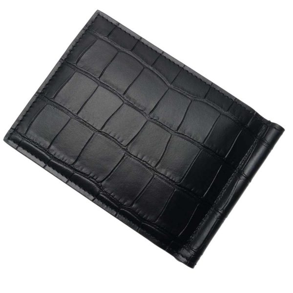 ba24ss331 3 BALENCIAGA Money Clip Black