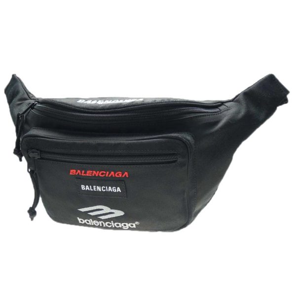 ba24ss340 1 BALENCIAGA Body Bag EXPLORER BELTPACK Black